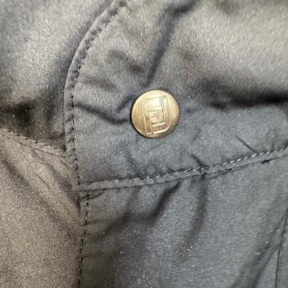 Footjoy Dryjoy Windbreaker Jacket Mens Large Black/Houndstooth - Picture 5 of 11